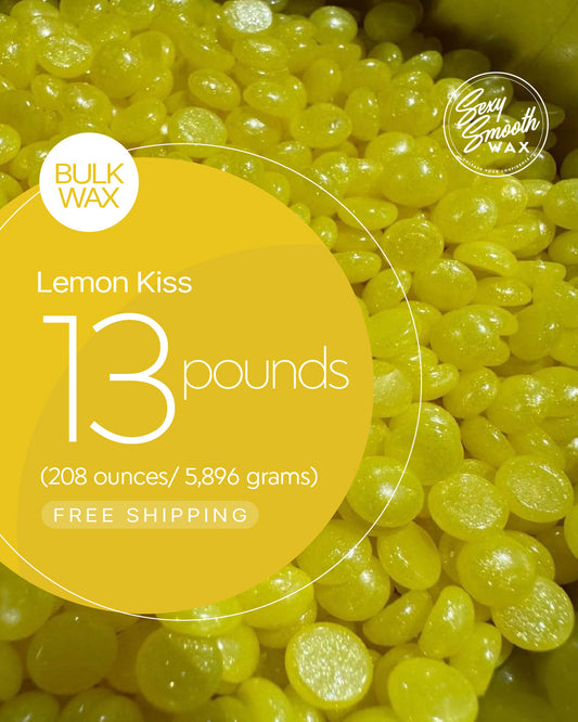 Lemon Kiss Synthetic Hard Wax Bulk 13 pounds *Free Shipping.**