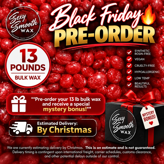 Cherry Desire Cherry Scented Synthetic Hard Wax 13 Pounds of Wax In Bulk Pre-Order