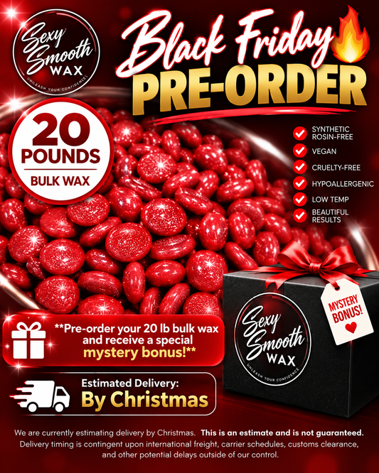 Cherry Desire Cherry Scented Synthetic Hard Wax 20 Pounds of Wax In Bulk Pre-Order