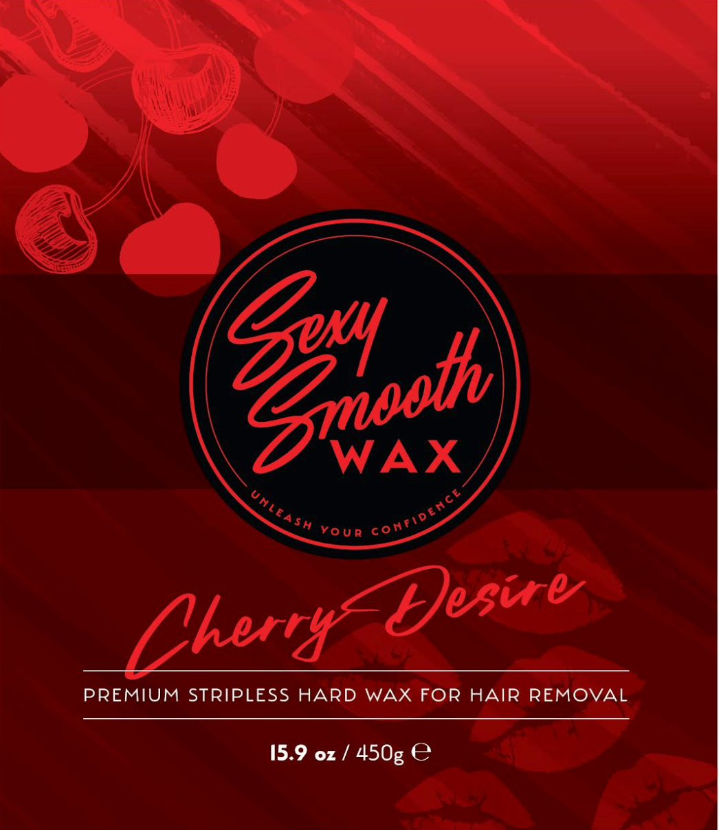 Cherry Desire synthetic hard wax 15.9 oz bag for professional hair removal