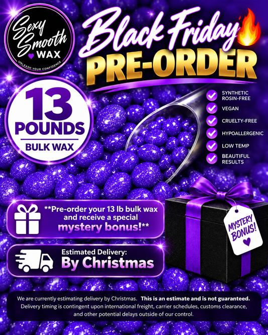 Hypnotic Purple Seduction Non Scented Synthetic Hard Wax 13 Pounds of Wax In Bulk Pre-Order