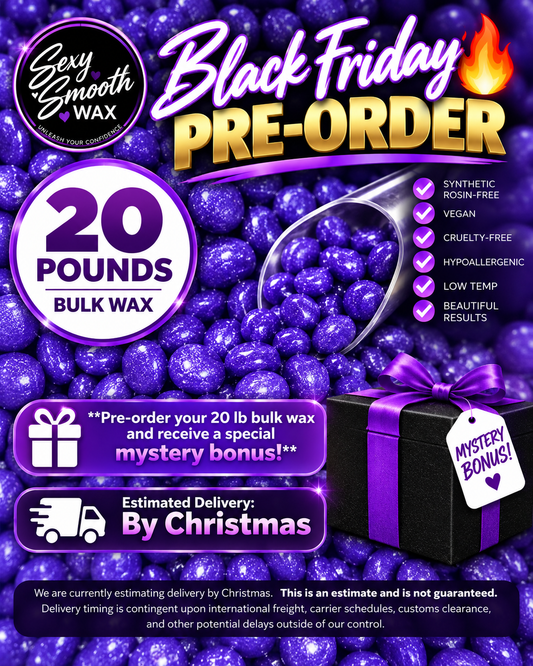 Hypnotic Purple Seduction Non Scented Synthetic Hard Wax 20 Pounds of Wax In Bulk Pre-Order