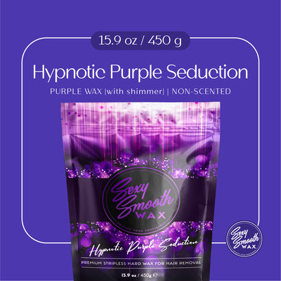 Hypnotic Purple Seduction Non Scented Synthetic Hard Wax 15.9 Ounce Bag of Wax