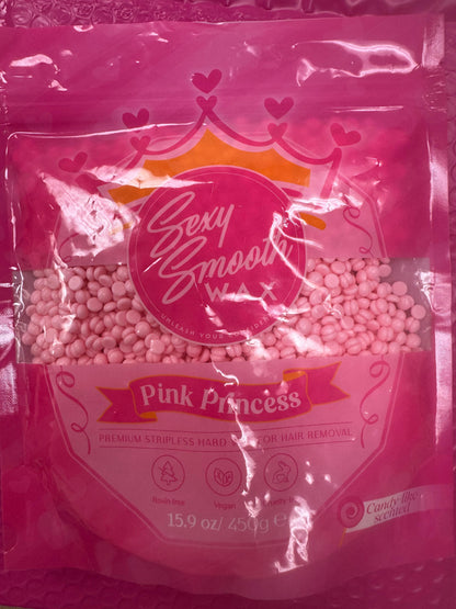 Pink Princess Scented Synthetic Hard Wax 15.9 Ounce Bag of Wax