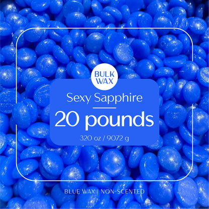 Sexy Sapphire bulk hard wax 20 pounds for professional hair removal