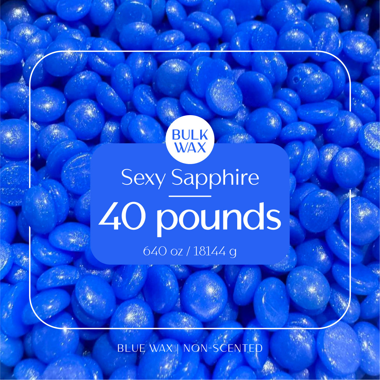 Sexy Sapphire bulk hard wax 40 pounds for professional hair removal