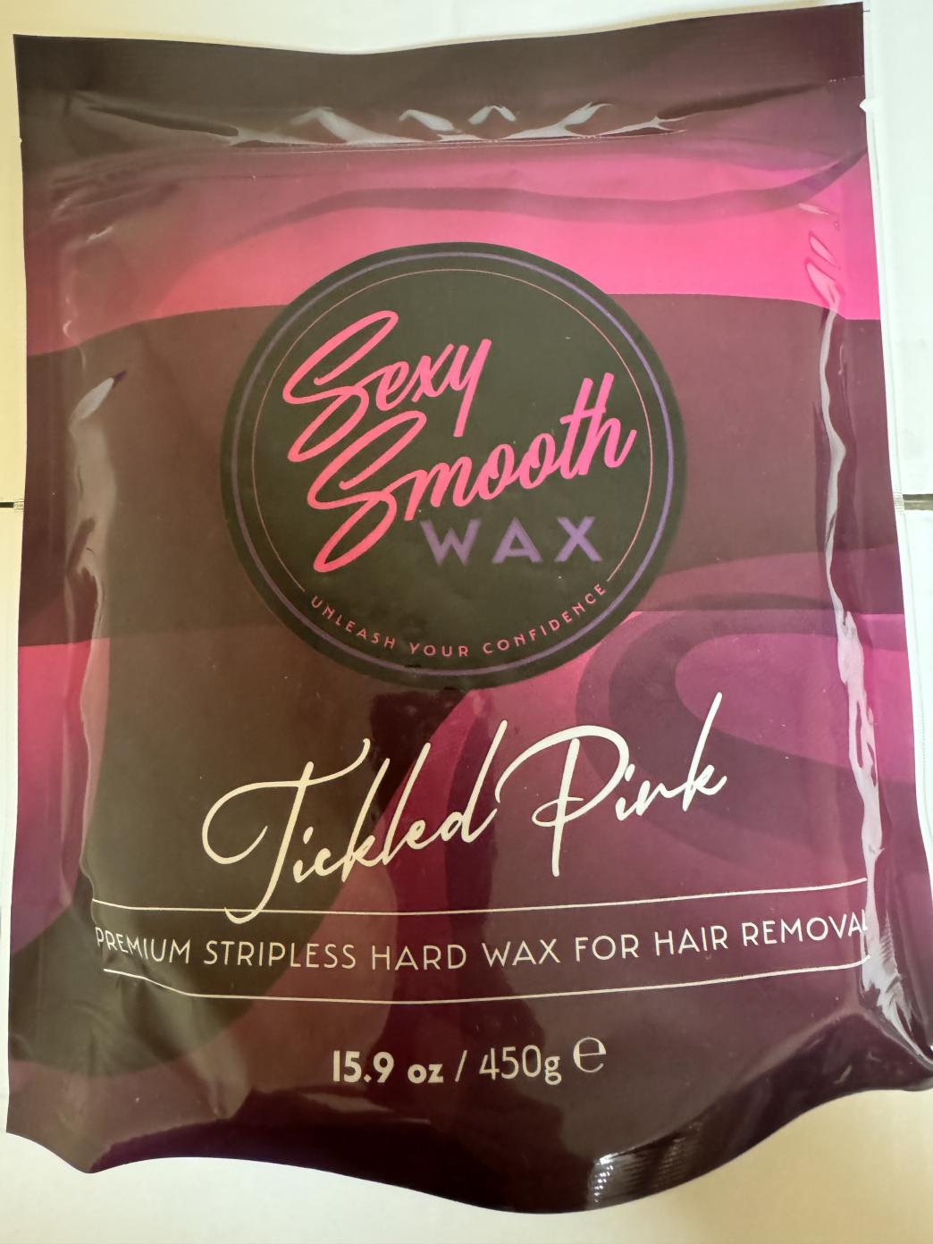 Tickled Pink Non Scented Synthetic Hard Wax 15.9 Ounce Bag of Wax